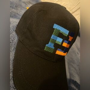 A fendi baseball hat, a really good material on the hat !